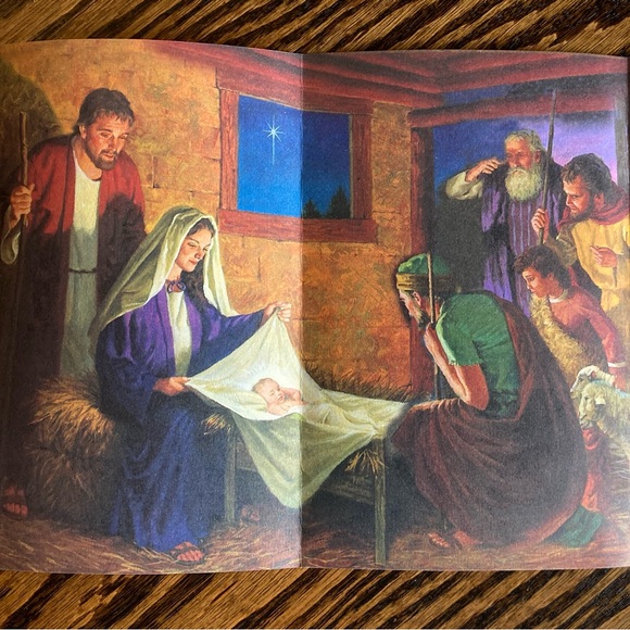 3 Vintage Guideposts Greetings Christmas Blessings Cards Books Nativity Angel - Picture 13 of 15